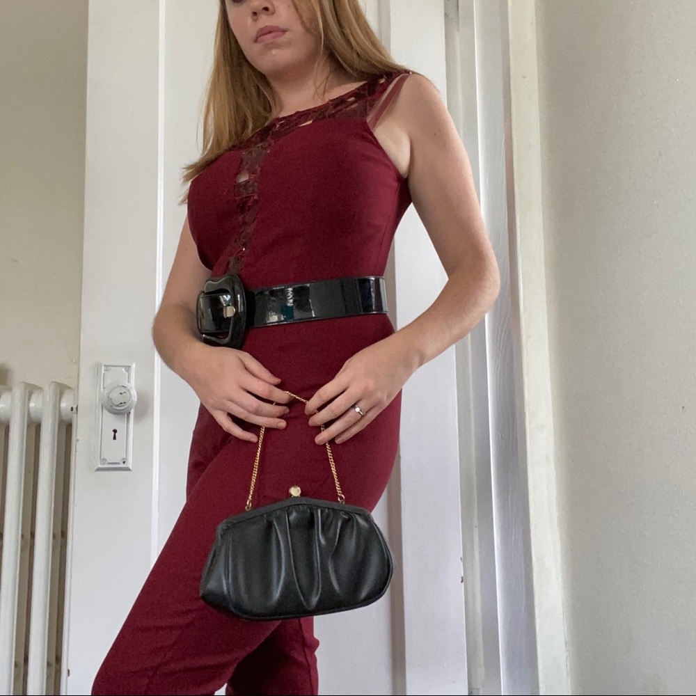 Boutique Maroon jumpsuit